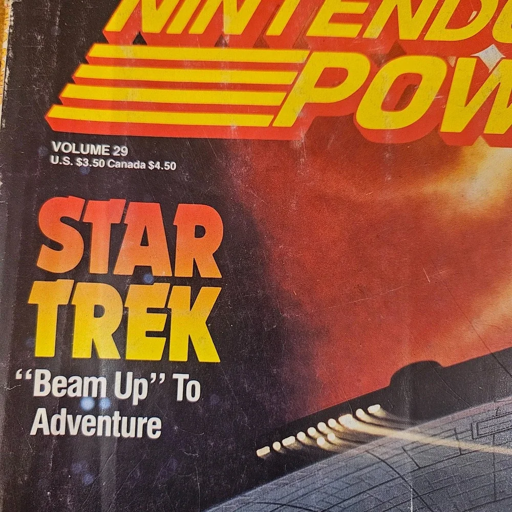 VTG Nintendo Power Vol. 29 October 1991 Star Trek F-Zero Metroid Castlevania II